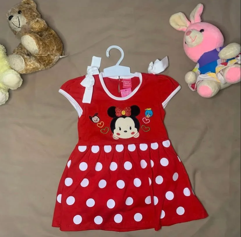 dress anak miky mouse