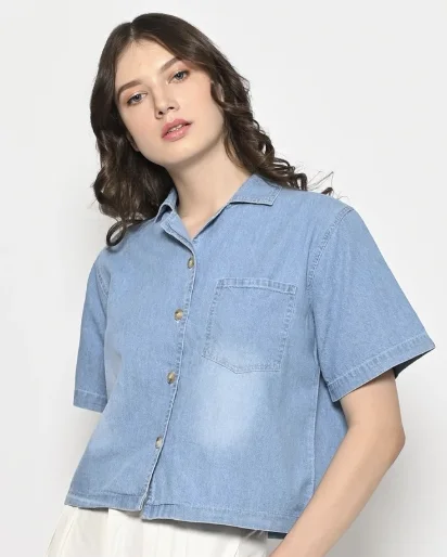 Kemeja Denim Wanita